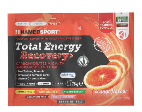 Suplemento Named Sport Total Energy Recovery Post Train 40g Sabor Orange Flavour