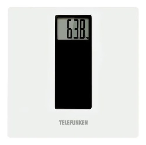 Imagen 1 de 5 de Balanza Digital Personal Telefunken 150 Kg - Vidrio Templado