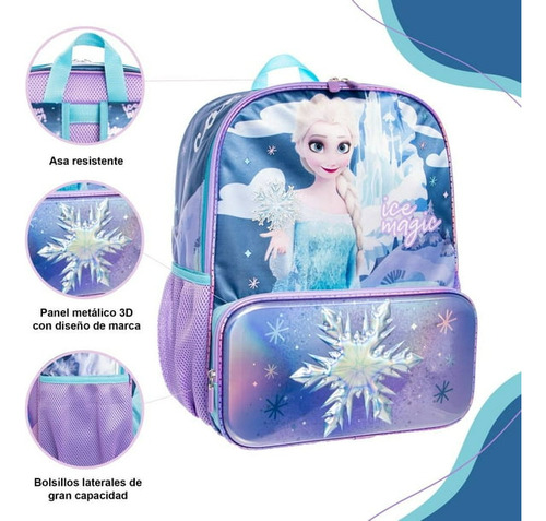 Backpack Ruz Frozen Primaria Morado