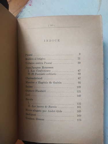 Francois Mauriac: De Pascal A Graham Greene (Usado)