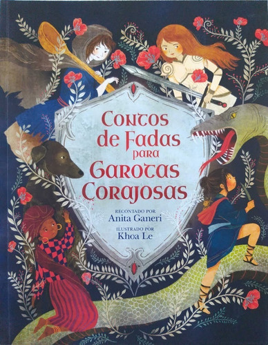Imagem 3 de 3 de Livro Contos De Fadas Para Garotas Corajosas Pé Da Letra
