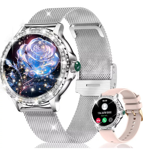 Smartwatch Para Mujer Moda Reloj Inteligente Deportivo