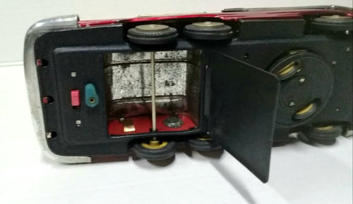 Antiguo Juguete De Chapa Colectivo Chino Futurista