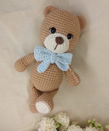 Oso Muñeco De Apego Amigurumi Bebe Peluche Tejido