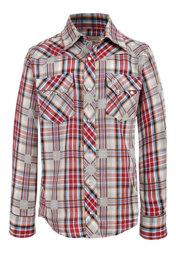 Camisa Vaquera Wrangler Western Fash De Niño Y10