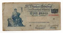 Comprar Billete 10 Pesos Moneda Nacional Progreso Bottero 1878