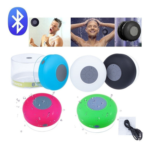 Parlante Bluetooth Recargable Para La Ducha Resistente Agua