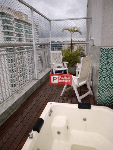 Imagem 29 de 30 de Cobertura Com 3 Dormitórios À Venda, 180 M² Por R$ 1.590.000,00 - Santo Amaro - São Paulo/sp - Co0780