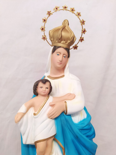 Imagem De Nossa Senhora Das Vitorias 44 Cm Aureola Pedras