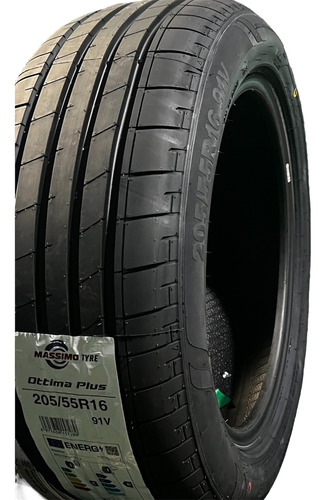 Paquete 2 Llantas 205/55r16 Massimo Ottima Plus 91v V