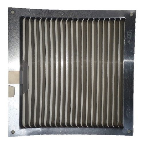 3 Rejillas De Ventilación 16,5 X 16,5 Cm Chapa De Aluminio