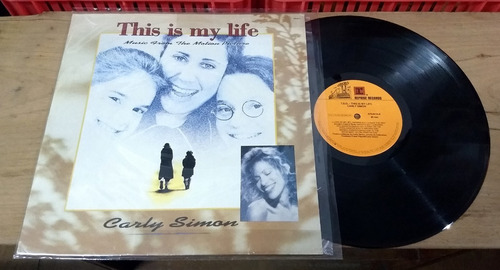 Carly Simon This Is My Life Bso 1992 Disco Lp Vinilo Brasil