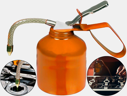Almotolia Bico Flexível Para Lubrificação 500ml Bestfer