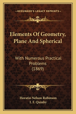 Libro Elements Of Geometry, Plane And Spherical: With Num...