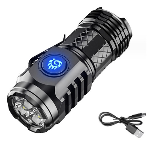 Mini Linterna Alemana Monster Super Power Led De Tres Ojos