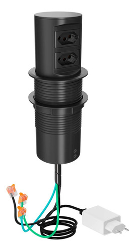 Torre Tomada Automática Indução 2 Tomadas (cabo 4mm) Tr02aw