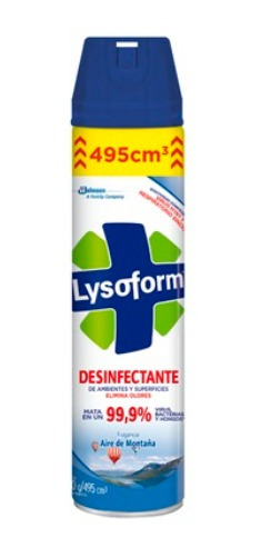 Imagen 1 de 1 de Aerosol Lysoform Aire De Montaña 495ml