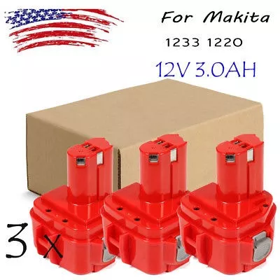 Makita 12v battery -Replacement Makita 1200/ 1201/ 1201A / 1220/ 1222/  1233/ 1235/ 192681-5/ 192698-2/ 192698-8/ 192598-2/ 193157-5/ 193681-6/  638347-8-2. 