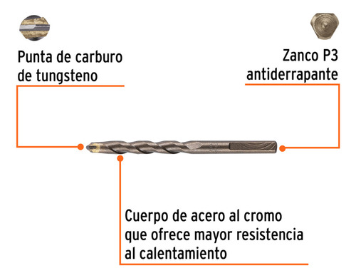 Brocas Diferentes Medidas + Kit De Pijas Con Taquete