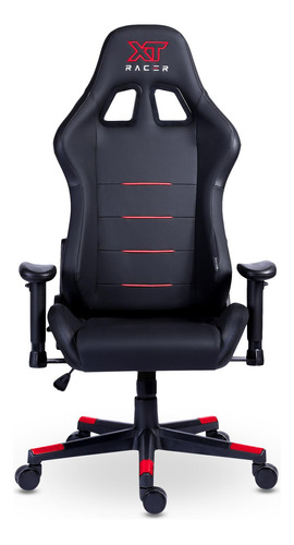 Cadeira Gamer Xt Racer Attack - Preta E Vermelha