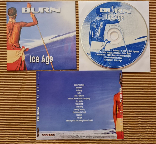 Burn - Ice Age ( Hard Rock, Con Bonus Track)