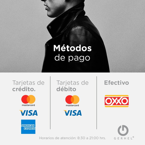 Imagen 6 de 7 de Chamarra Para Hombre En Piel Sintética Mod5007