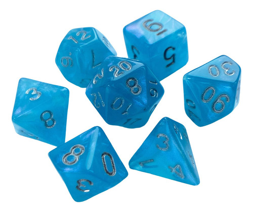 6 X 7 Uds Dados De Varios Lados Dados Poliédricos Para