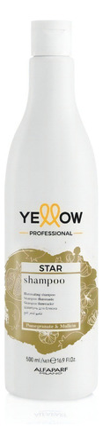 Shampoo Iluminador Star Yellow 500ml Aceite Granada Brillo