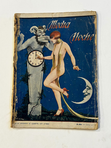 Revista Media Noche. Lote De 5. 1926. Teatro. Humor. Erótica (Usado)