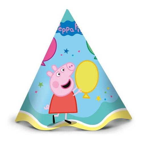 Chapéus Festa Peppa Pig - Embalagem Promocional