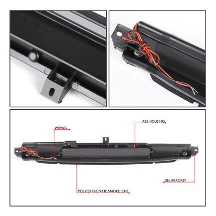 For 02-09 Trailblazer Envoy Led Third 3rd Tail Brake Lig Oad