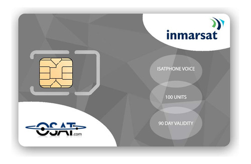 Tarjeta Prepago Inmarsat Isatphone Pro Recarga 100 Créditos