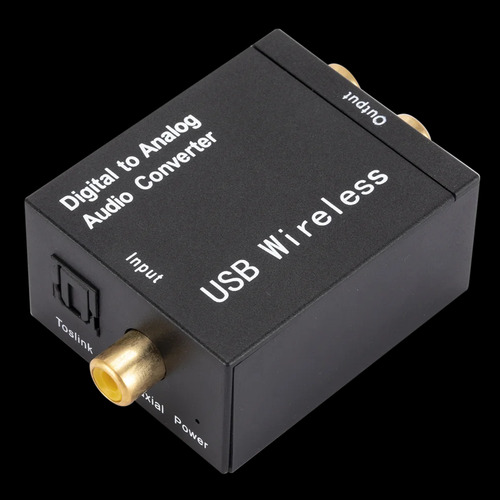 Convertidor Adaptador Audio Optico Bluetooth A Rca Analogo
