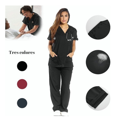 Conjunto De Uniforme Médico Filipina Quirurgica Dama,jogger