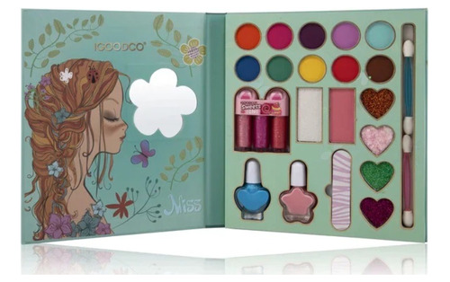 Maquillaje - Niñas Adolescentes Etc - Kit Sombras Brillos