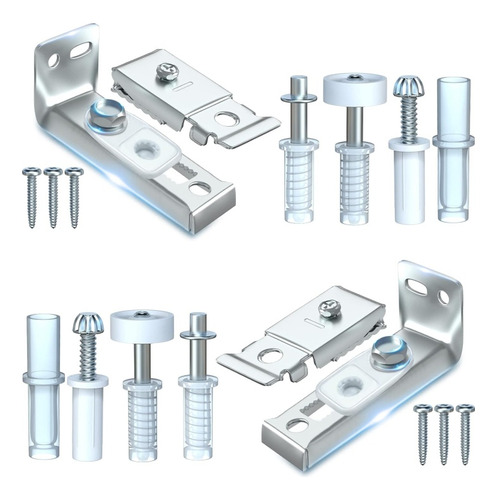 Kit De Reparación De Herrajes Para Puertas Plegables 2u