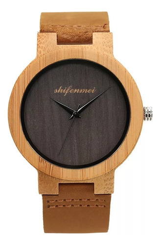 Reloj Vintage De Bambu Analogico Unisex