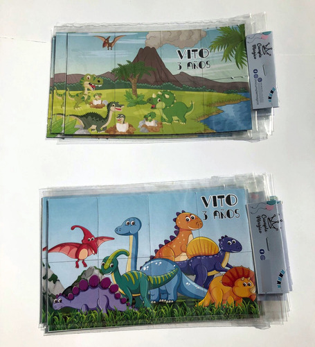 Dinosaurios Jurassic Park Rompecabezas Imantados Souvenirs