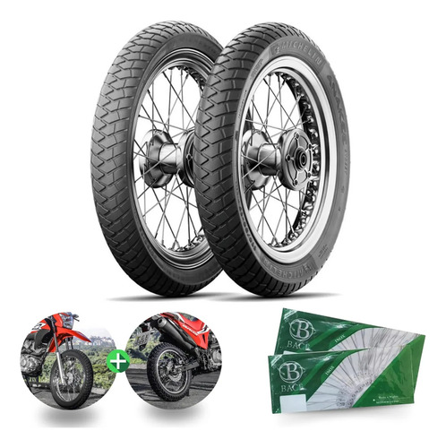 Raio Bace Xre 300 Diant + Tras Inox 4mm Polido Não Enferruja