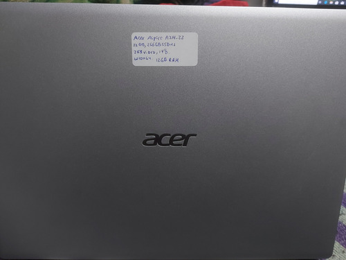 Notebook Acer A314-22 Amd Ryzen 3, 12gb Ram, 256gbssd, 14 (Usado)