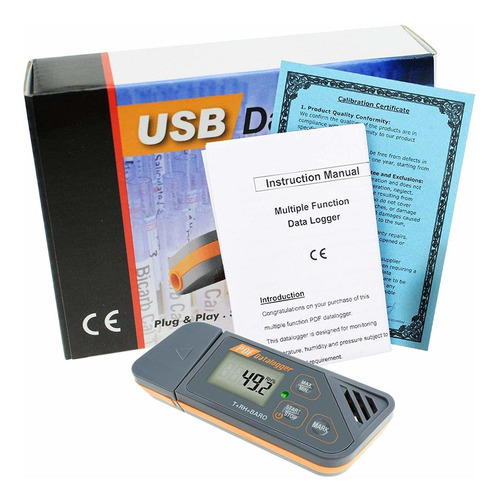Registrador De Datos Usb Digital De Humedad / Temperatura /