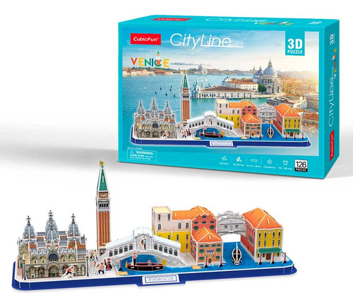 Puzzle 3d Cityline Ciudad De Venecia