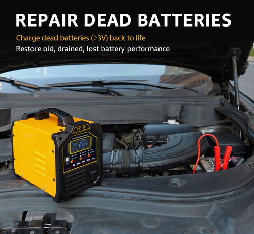 Cargador Inteligente De Batería 12 V 24 V Automático 15 A