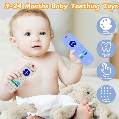 Juguetes Sensoriales De Silicona Blanda Para Bebés De 4 Piez