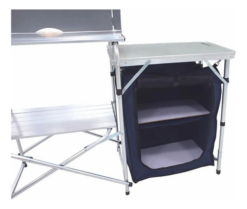 Mesa Portatil Armário Maleta + Fogareiro Frontier Unica Ntk