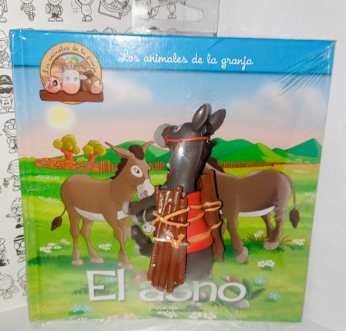 Los Animales De La Granja El Asno Libro+juguete Planeta Deag
