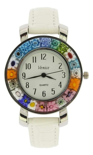 Reloj Glass Of Venice Serena Murano Millefiori Con Correa De