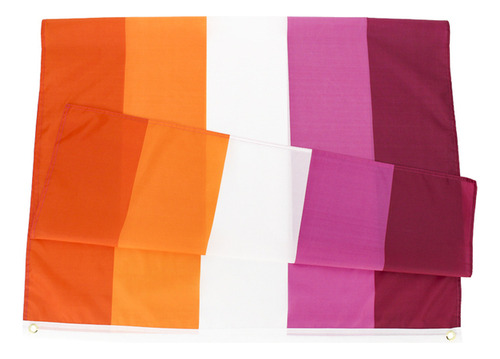 Bandeira Lésbica Lgbt 2024 De 90* 150 Cm Para Decoração
