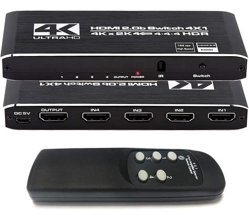 Switch Switchera Hdmi Conmutador 4x1