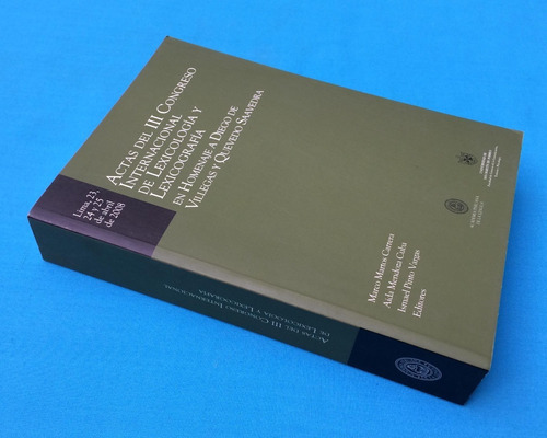 Actas Iii Congreso Internacional Lexicología Y Lexicografía